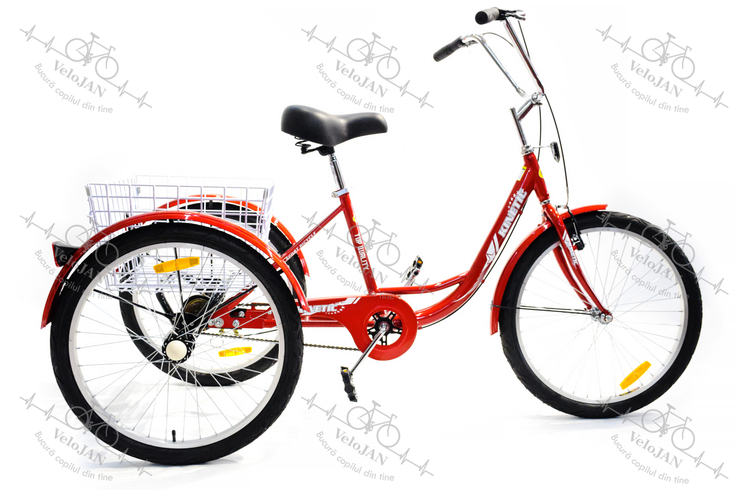 Bicicletă Tricicleta 24 roșie